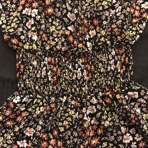 Cute Multicolor Floral Romper - Picture 2 of 4